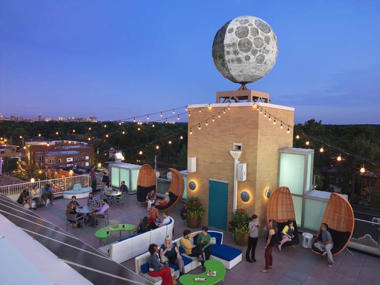 St. Louis Rooftop Terrace Bar | Moonrise Hotel