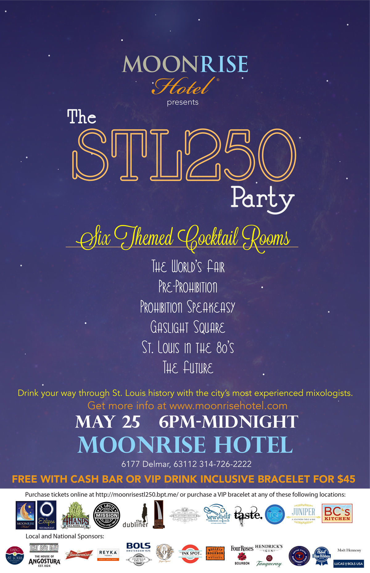 STL250 Event at Moonrise Hotel | St. Louis Birthday