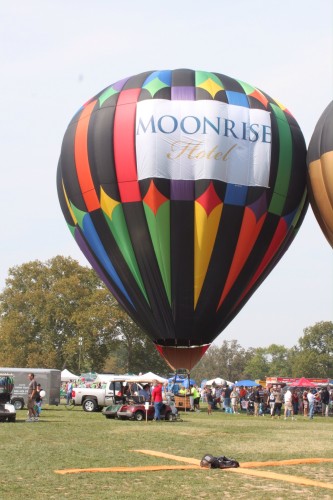 Moonrise enters a balloon into the annual Forest Park balloon race.