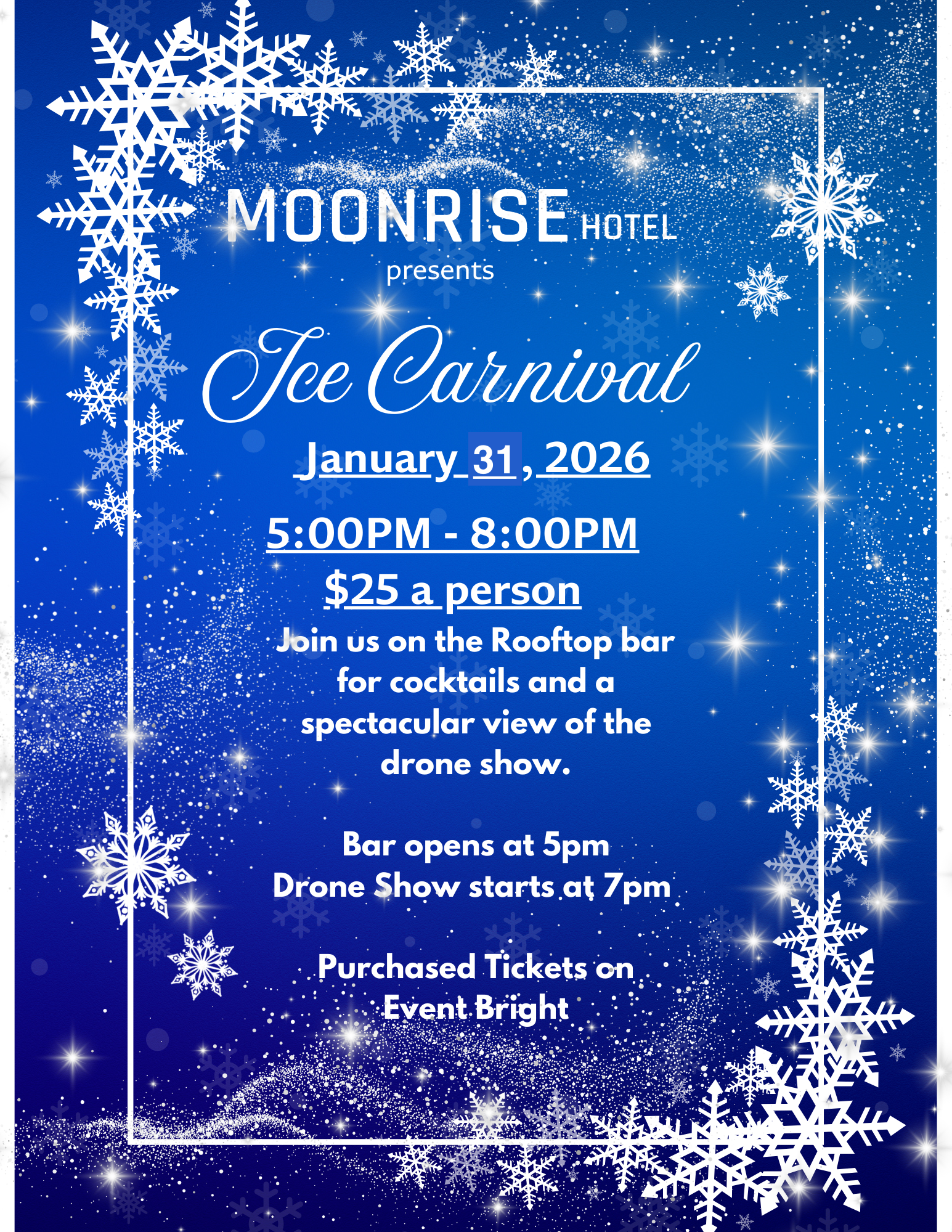 19th Annual Loop Ice Carnival event flyer